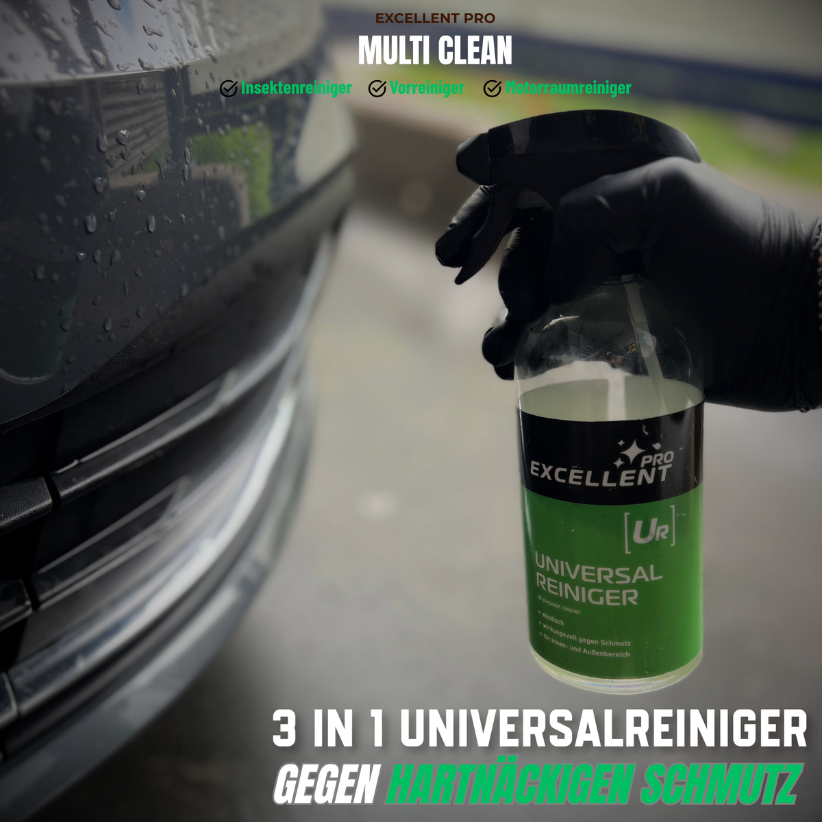 3-in-1 Universal-, Insekten- & Vorreiniger - 500ml