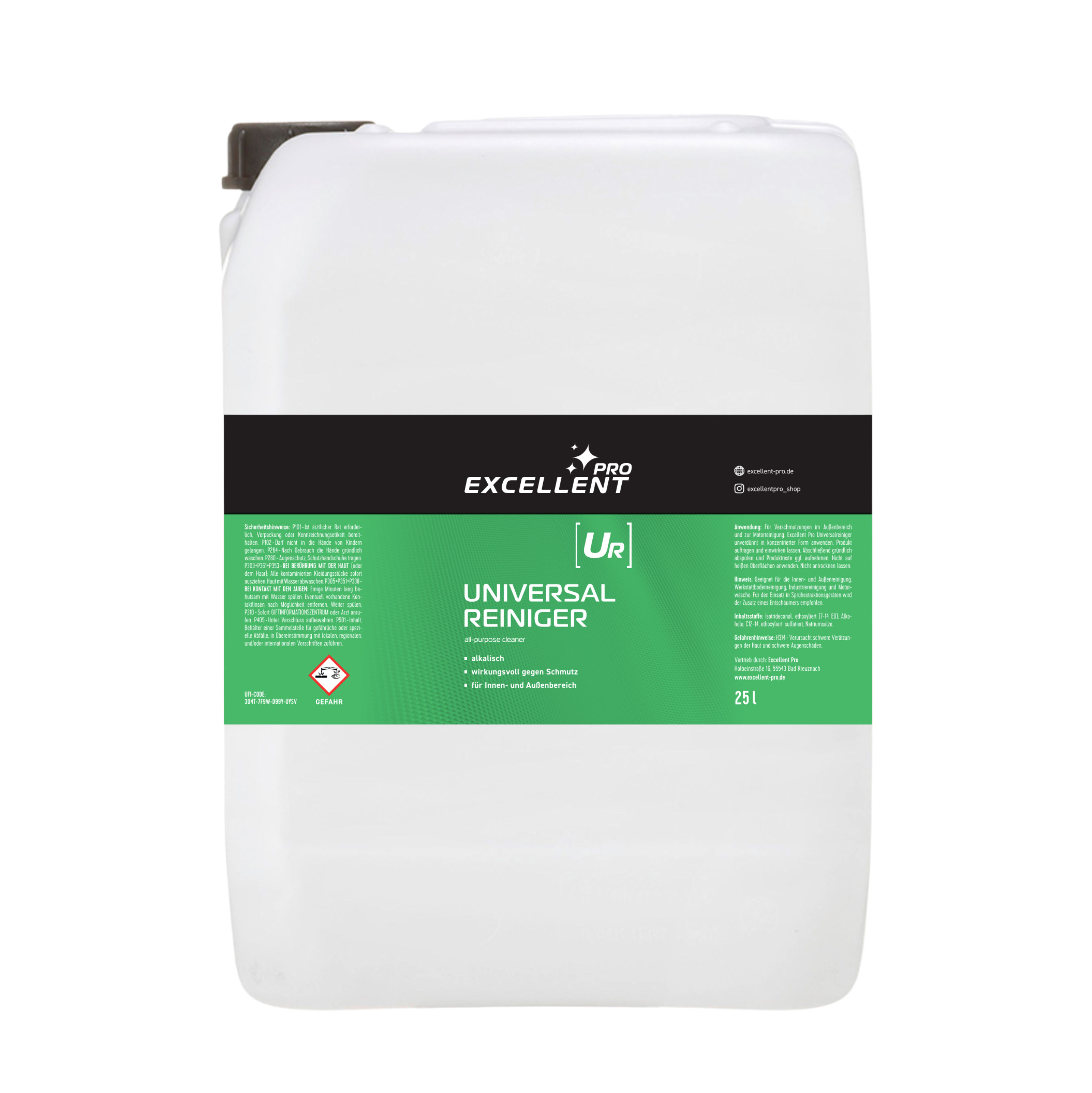 Universalreiniger 25 L – Profi-Kanister für Vorreiniger, Werkstatt & Fahrzeugpflege