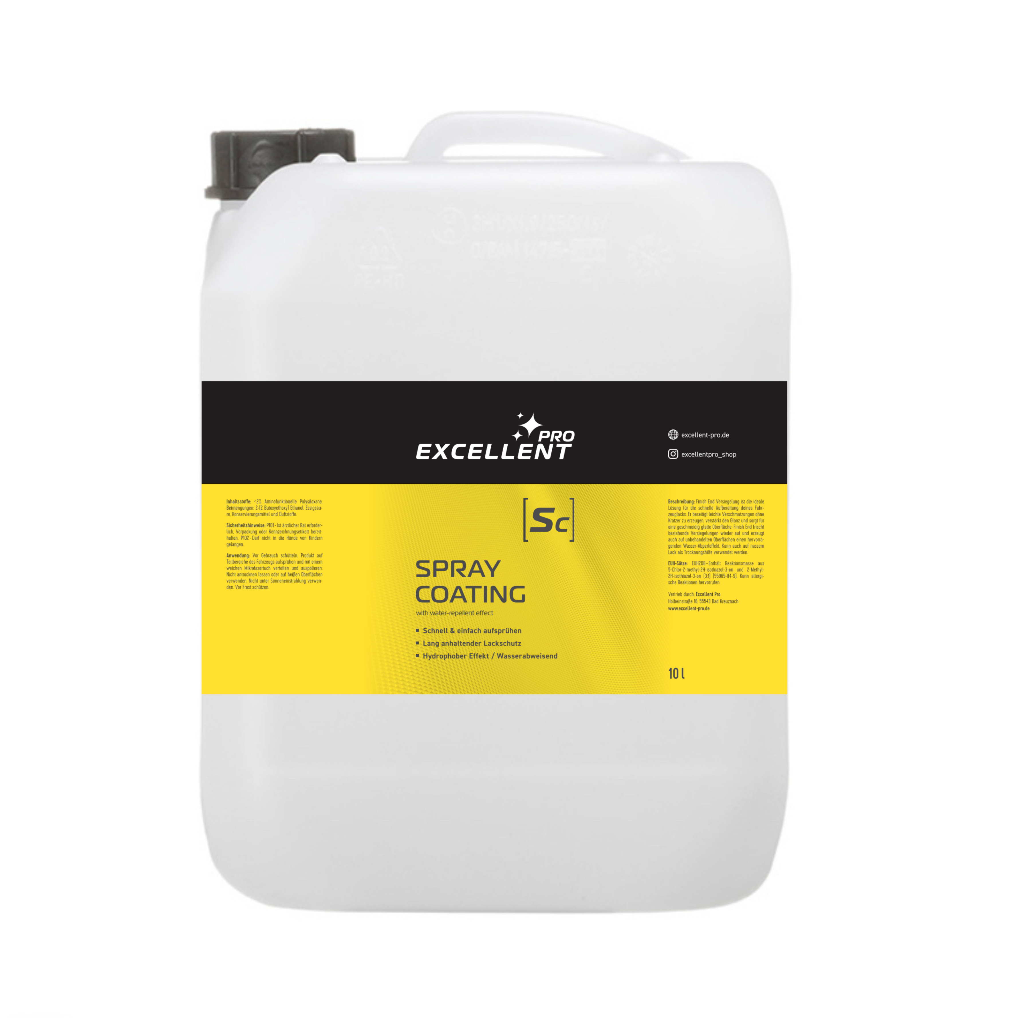 Spray Coating 10 L – Profi-Kanister für Lackschutz & Glanz