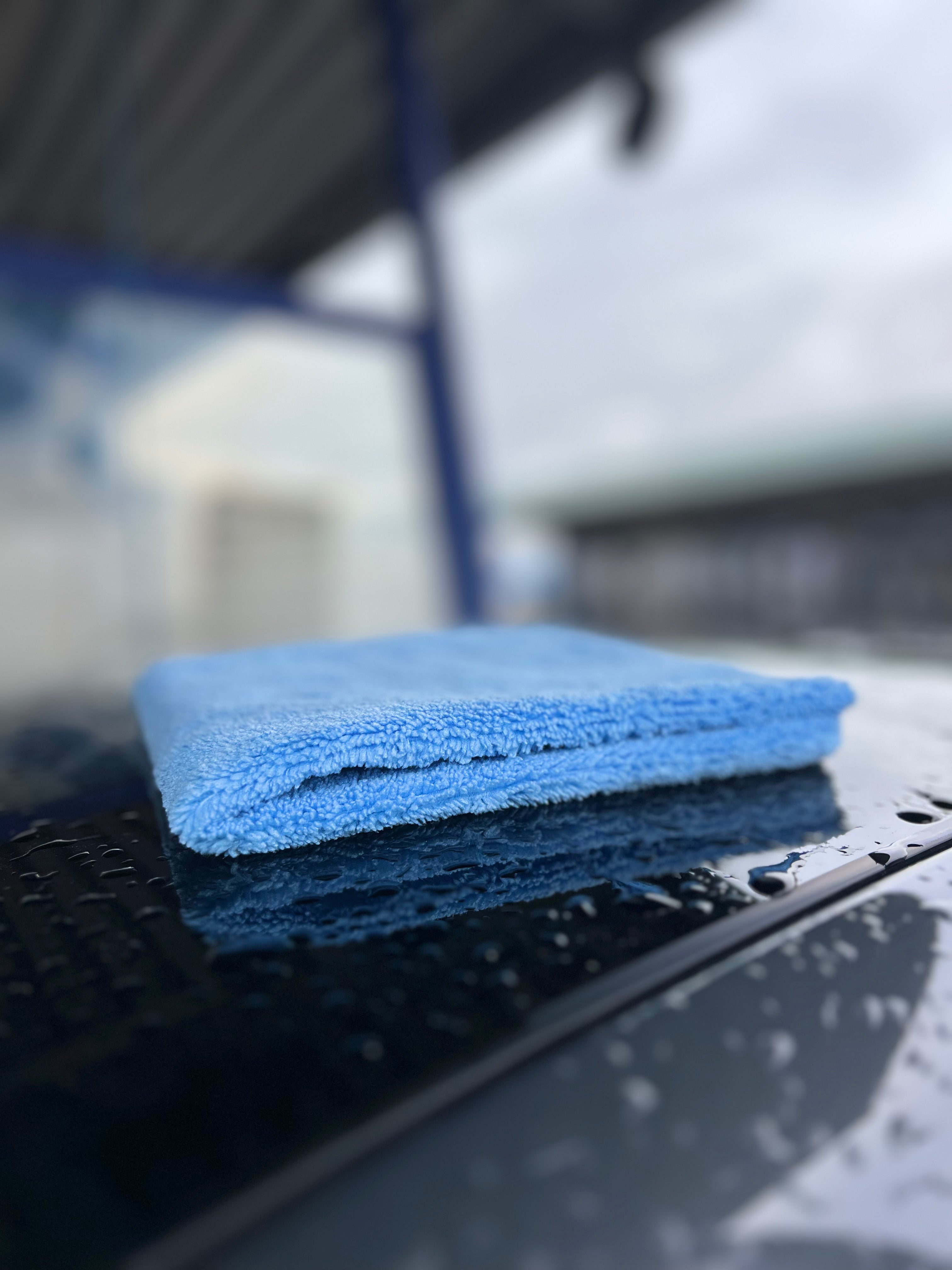 Mikrofasertuch 40×40 cm 380 GSM – fusselfrei & kratzfrei für Autopflege