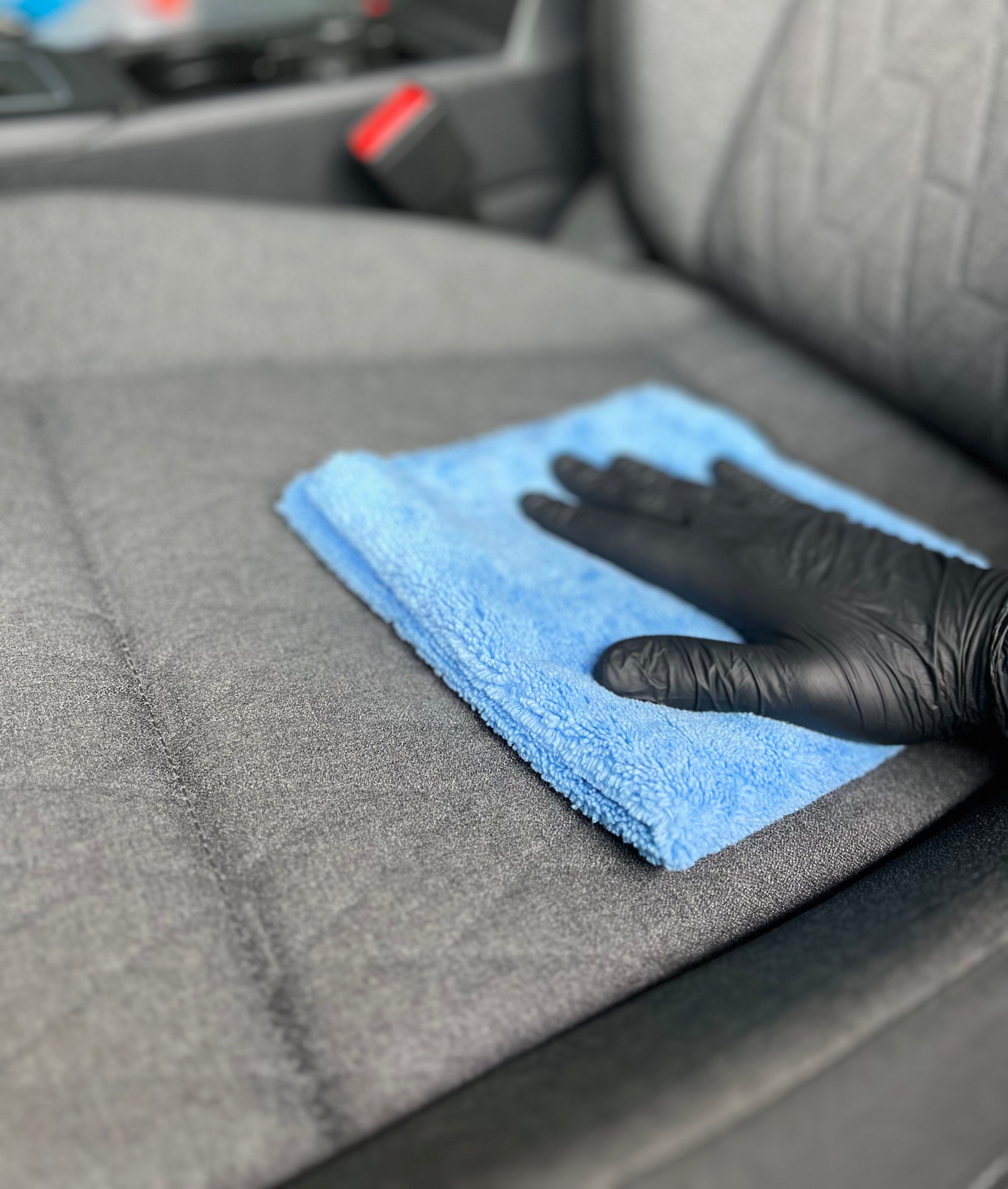 Mikrofasertuch 40×40 cm 380 GSM – fusselfrei & kratzfrei für Autopflege