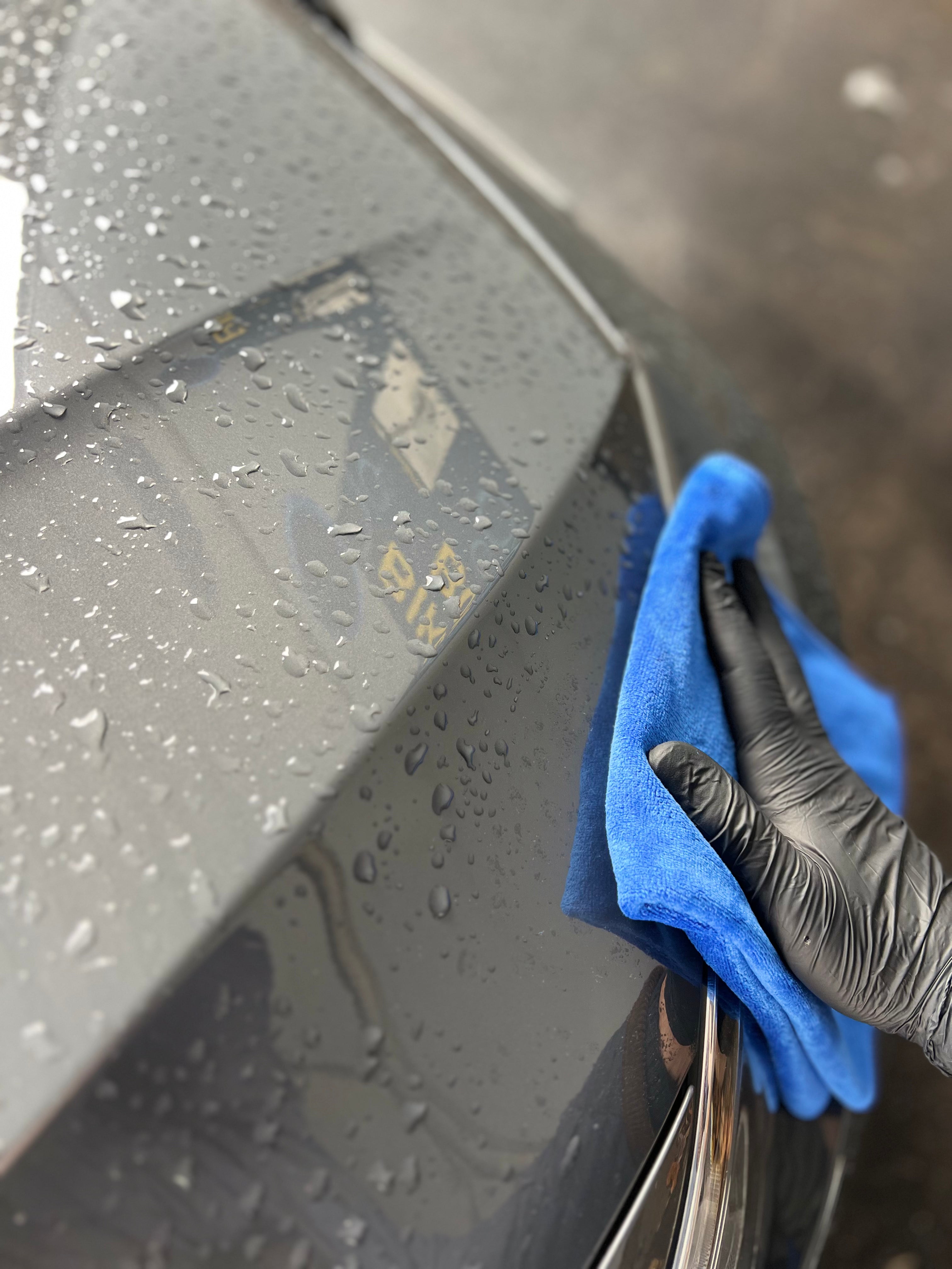 Premium Mikrofasertuch 40×40 cm 400 GSM – Lack, Glas & Innenraum