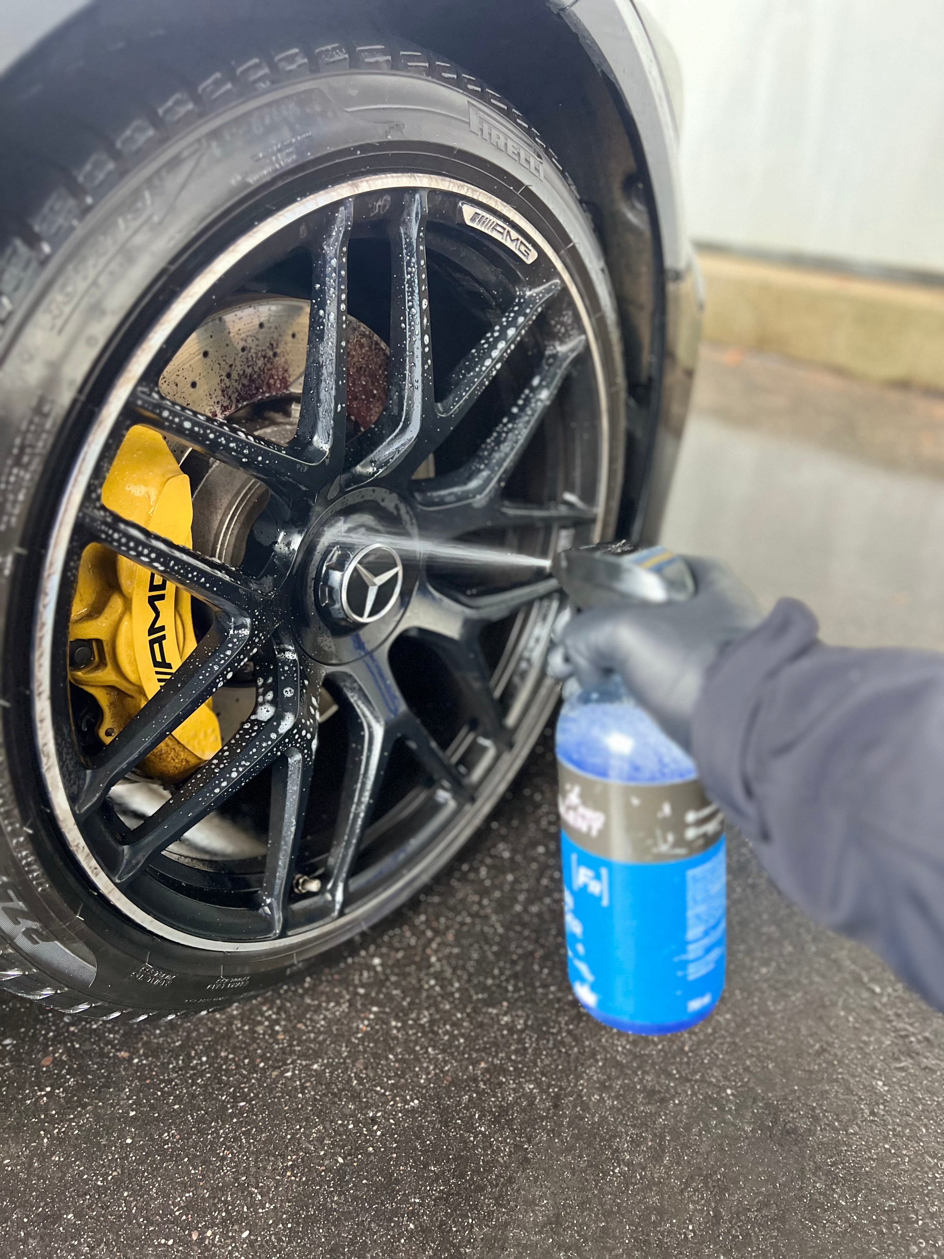 Felgenreiniger mit Versiegelung & Profi-Mikrofasertuch(1400 GSM)